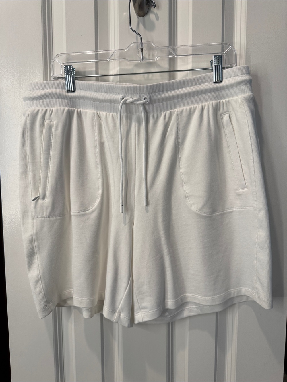 Talbots Cream Drawstring Lounge Shorts